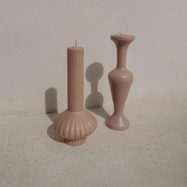 A Delicate Belonging – Matte Pink Candles