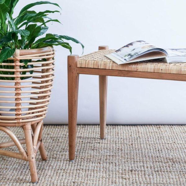 Belize Teak & Rattan Bench Furniture