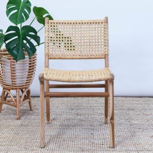 Belize Teak + Rattan Dining Chair Dining Tables & Chairs