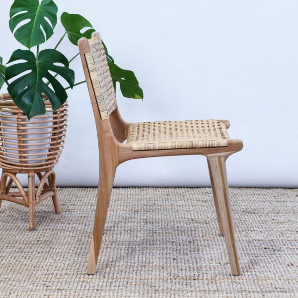 Belize Teak + Rattan Dining Chair Dining Tables & Chairs