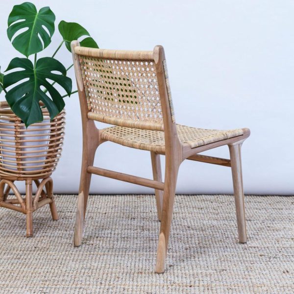 Belize Teak + Rattan Dining Chair Dining Tables & Chairs