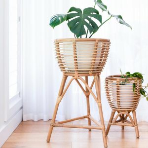 Billy Rattan Planter – Large Homewares