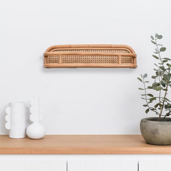 Flores Rattan Wall Shelf – Various Sizes Homewares