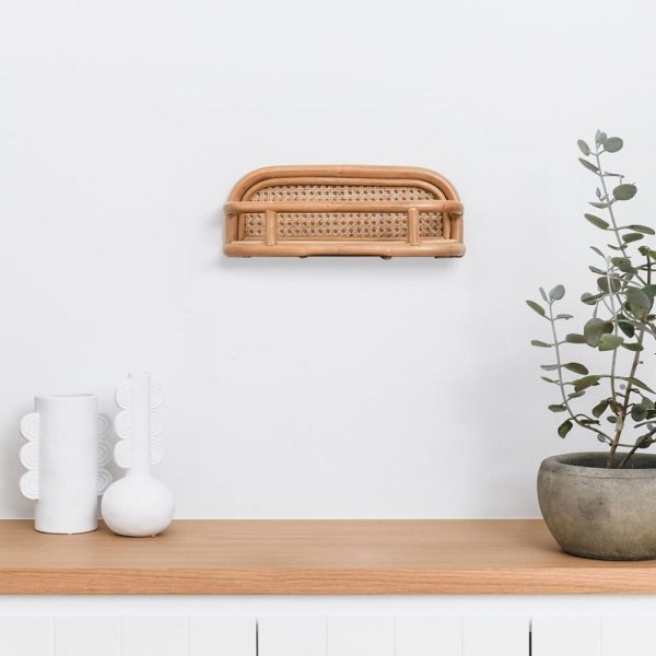 Flores Rattan Wall Shelf – Various Sizes Homewares