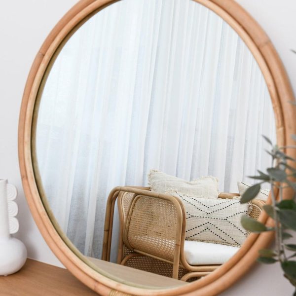 Flores Small Round Mirror Homewares