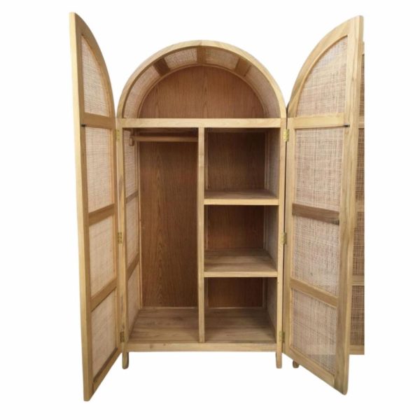 Ixchel Arch Cupboard With Hanging Rail Cupboards & Cabinets