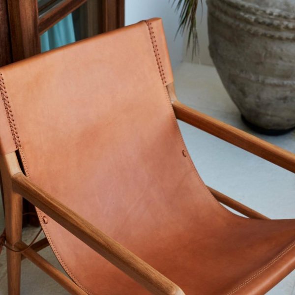 Leather Sling Chair Furniture