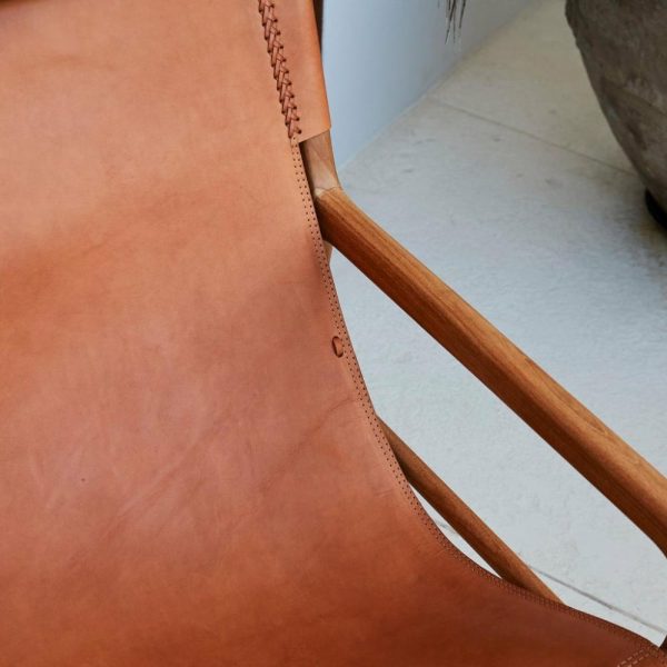 Leather Sling Chair Furniture