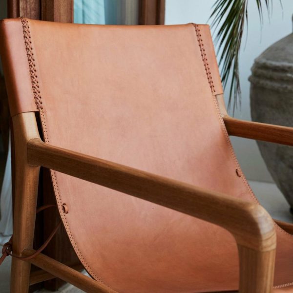 Leather Sling Chair Furniture