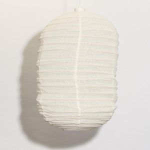 Linen Pendant – Cylinder 45Cm Lighting