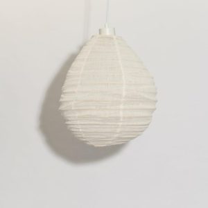 Linen Pendant – Pear 35Cm Lighting