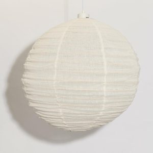 Linen Pendant – Round 60Cm