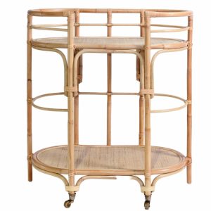 Lola Rattan Bar Cart Bar Carts