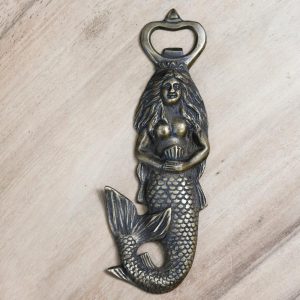 Mermaid Bottle Opener Brass