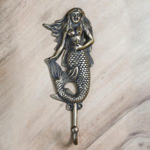 Mermaid Hook Brass