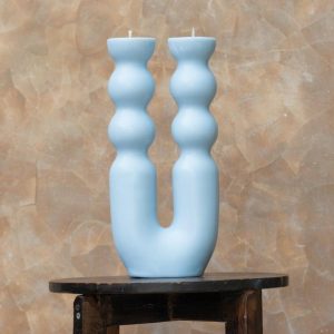 Pillars Of Light – Sky Blue Candles