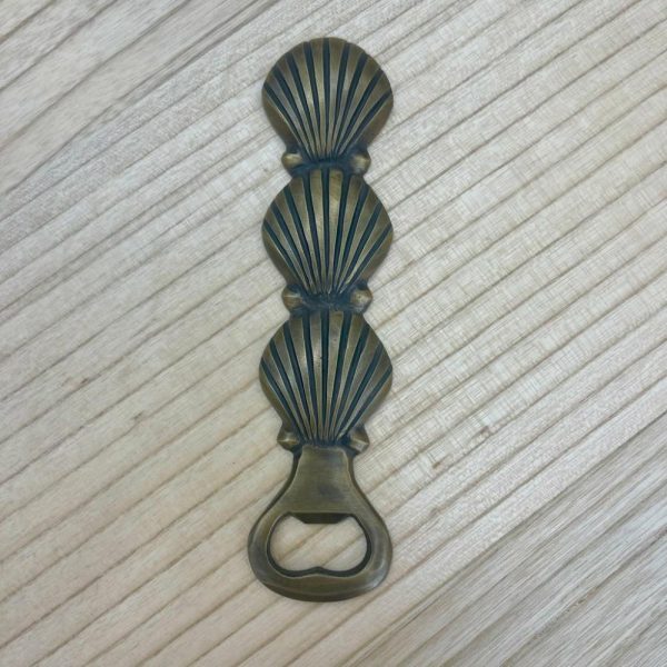 Seashell Bottle Opener Brass