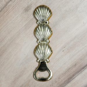 Seashell Bottle Opener Brass