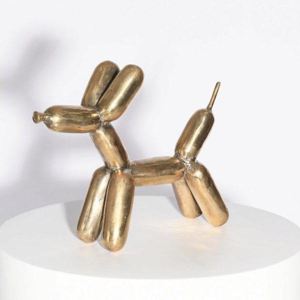 Solid Brass Balloon Dog Brass