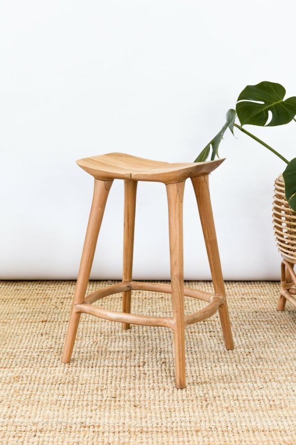 Suki Teak Counter Stool Furniture