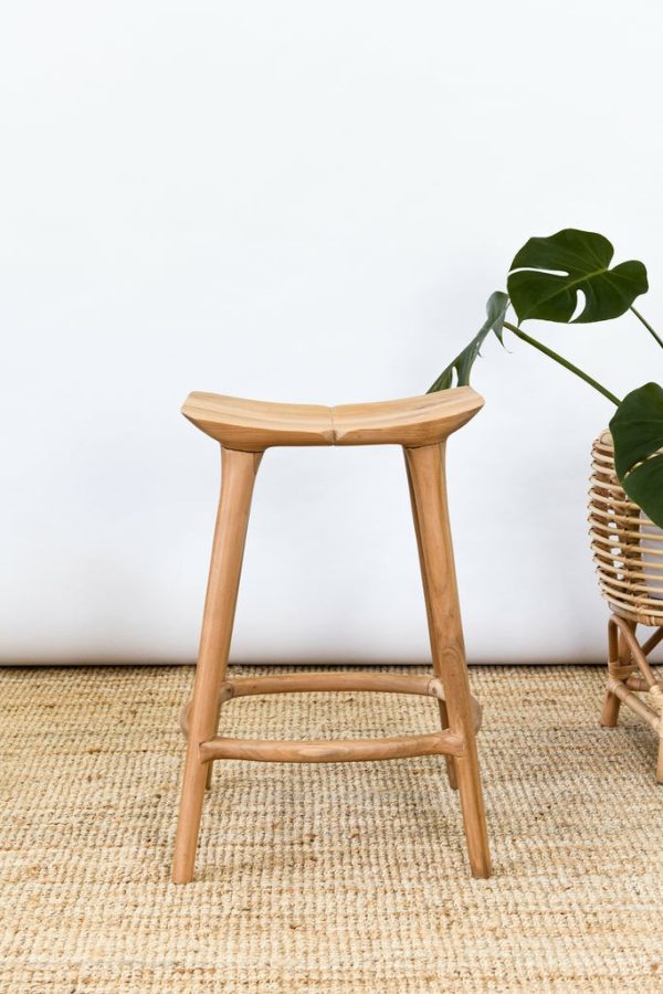 Suki Teak Counter Stool Furniture