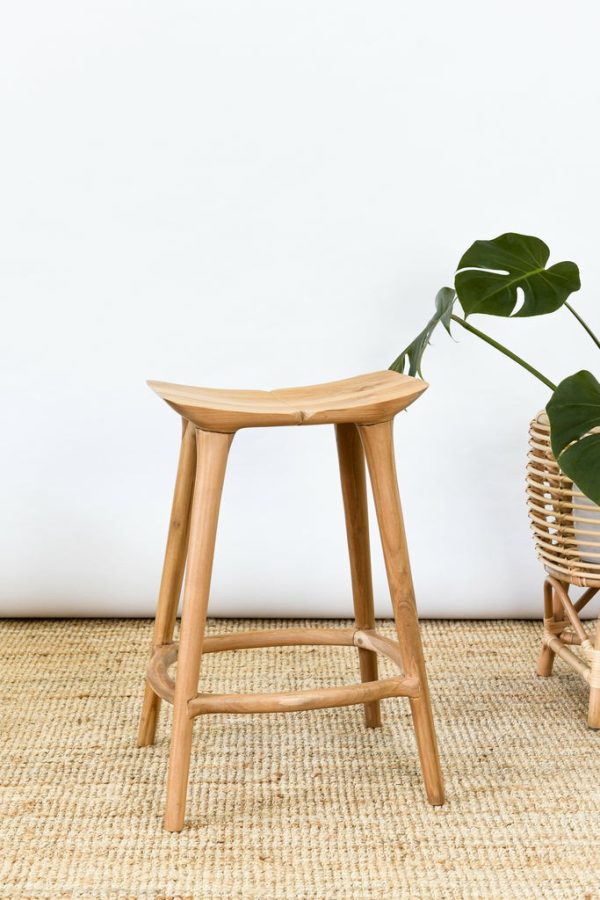 Suki Teak Counter Stool Furniture