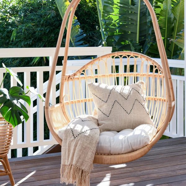 The Cali Single Rattan Hanging Chair Furniture