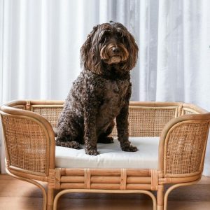 The Jesse Rattan Dog Bed Furniture